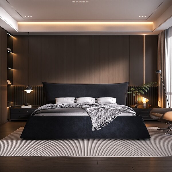 Cream velvet headboard discount