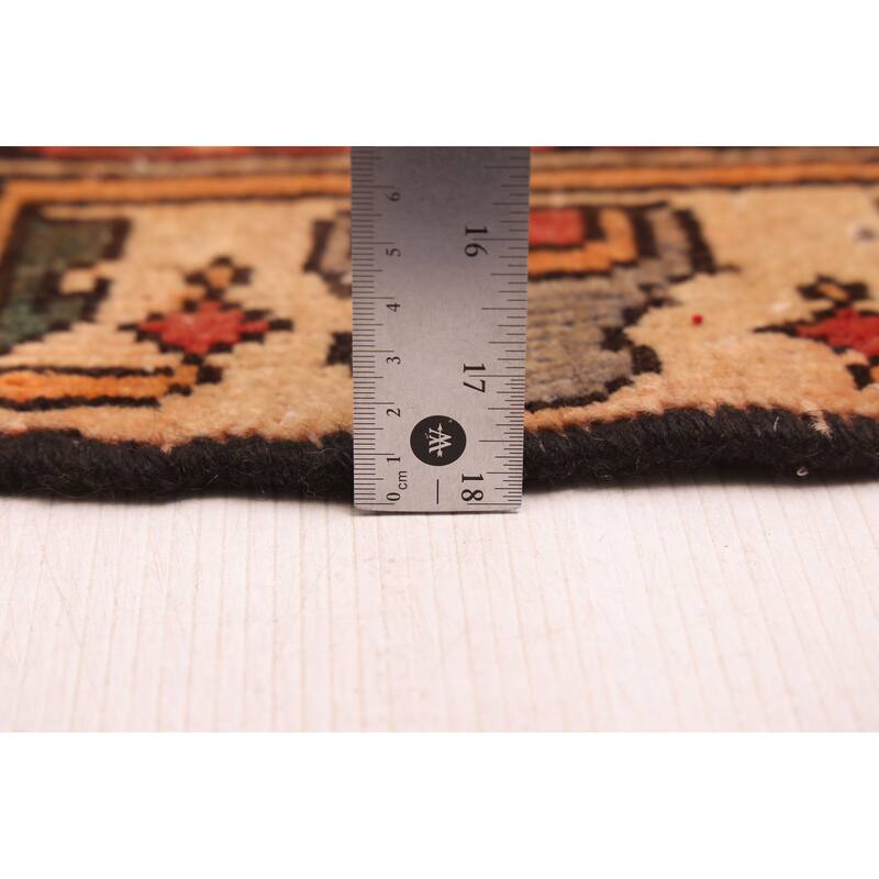 ECARPETGALLERY Hand-knotted Andelz Red Wool Rug - 4'9 x 6'0