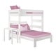 preview thumbnail 13 of 15, Max and Lily Farmhouse Twin over Full L Shaped Bunk Bed with Desk