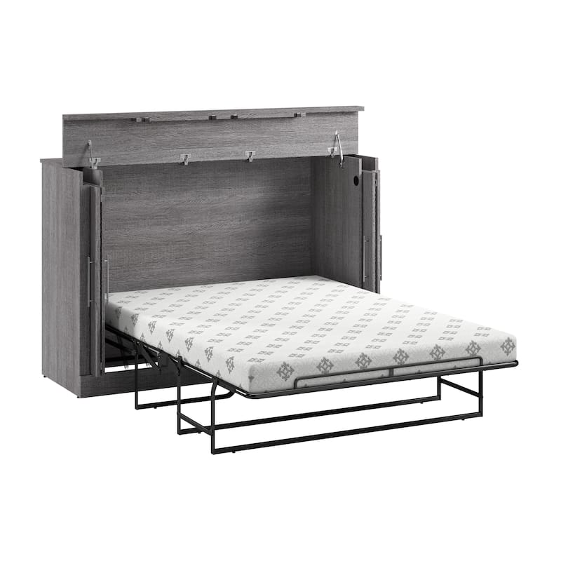 Nebula 69W Full Cabinet Bed with Mattress by Bestar