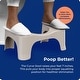 preview thumbnail 4 of 3, The Original Bathroom Toilet Stool, Curve Lightweight with Sleek and Modern Design, 7" - 7 inch