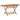 vidaXL Folding Patio Table 63"x33.5"x29.5" Solid Eucalyptus Wood