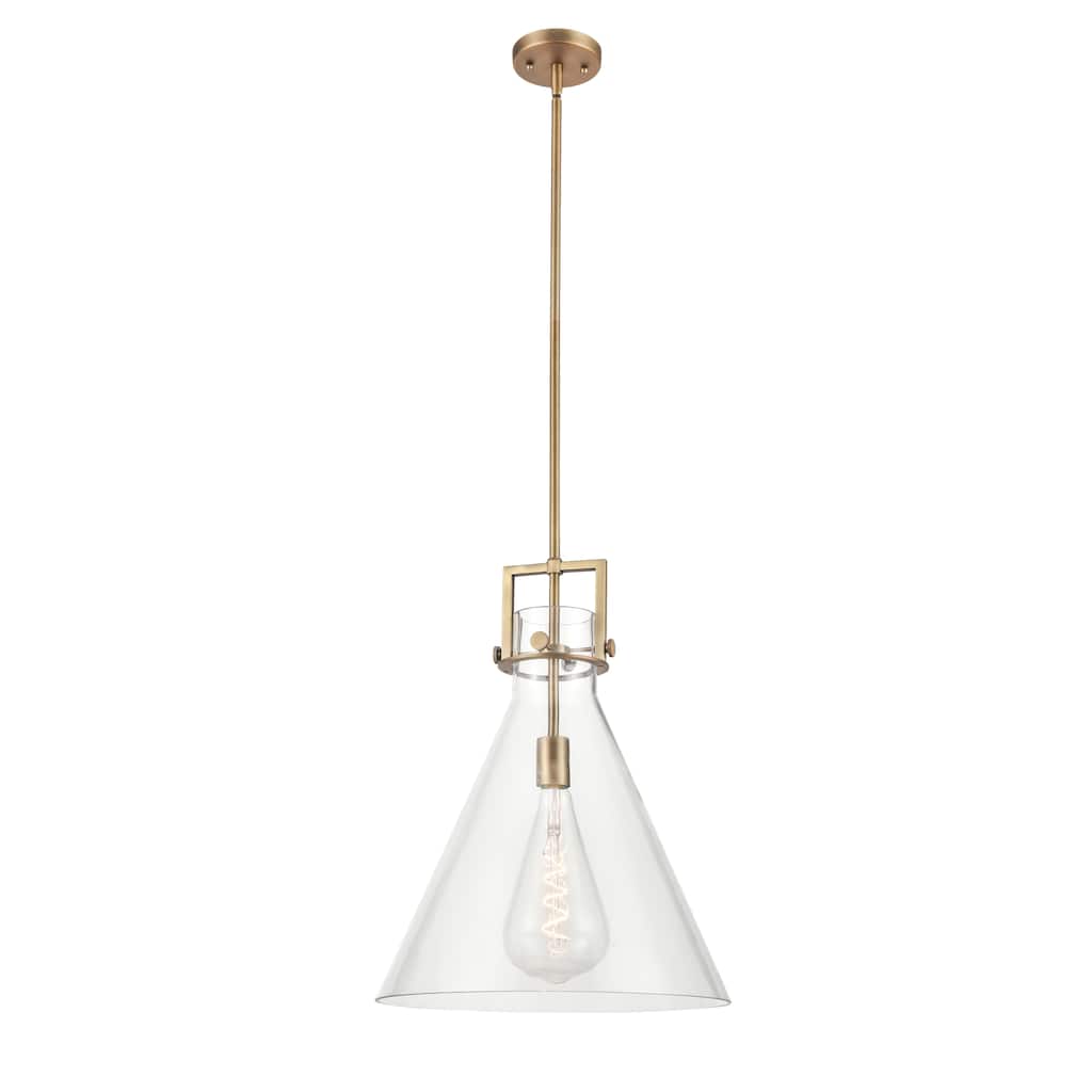 Innovations Lighting Newton Cone - 1 Light 16" Stem Hung Pendant