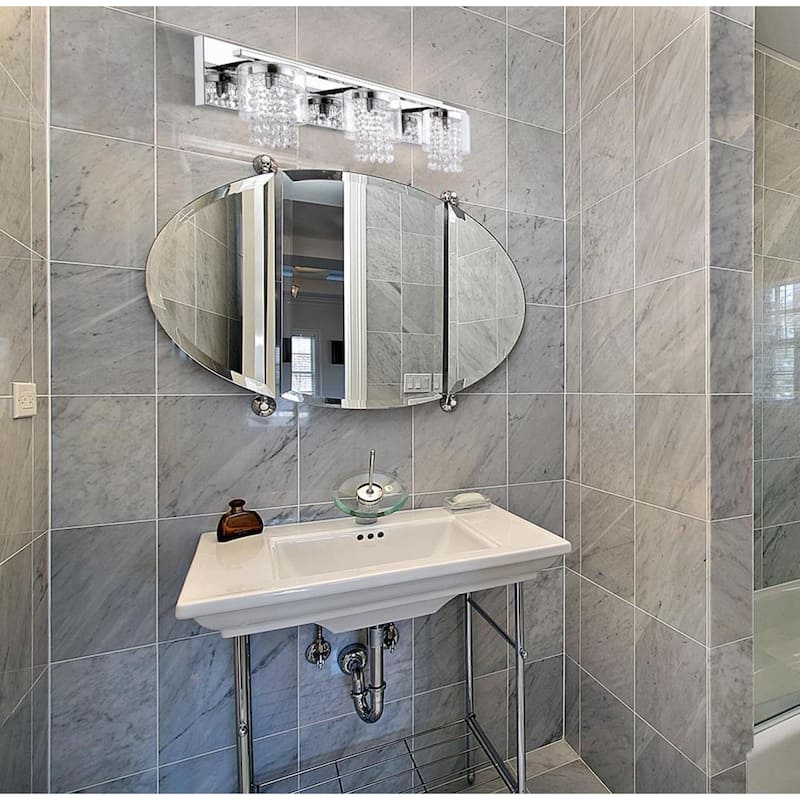 EGLO Kissling - 3 Light Bath/Vanity Light - Polished Chrome