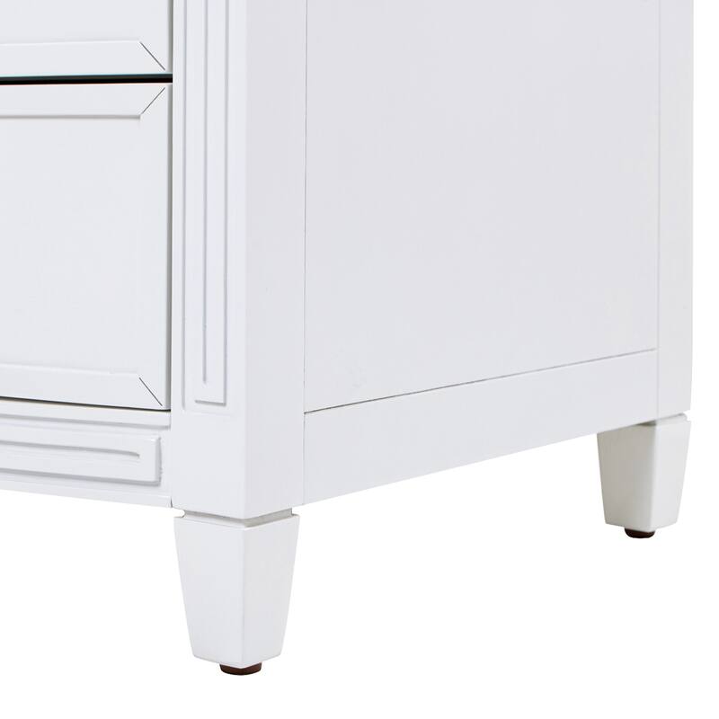 Dauphin 23.5" 3-Drawer Storage End Table