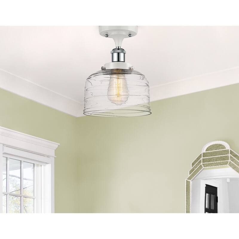 Innovations Lighting Ballston Urban Bell - 1 Light 8" Semi-Flush Mount