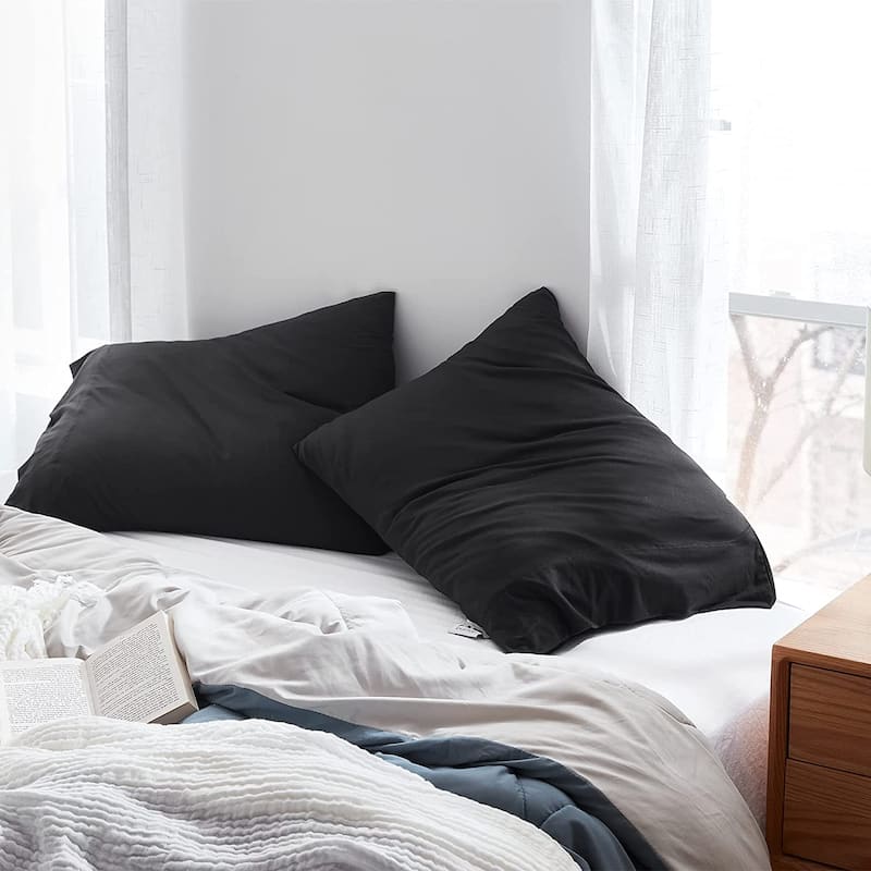 Better Than Butter - Coma Inducer® Pillowcase (2-Pack) - Black - Black - Queen