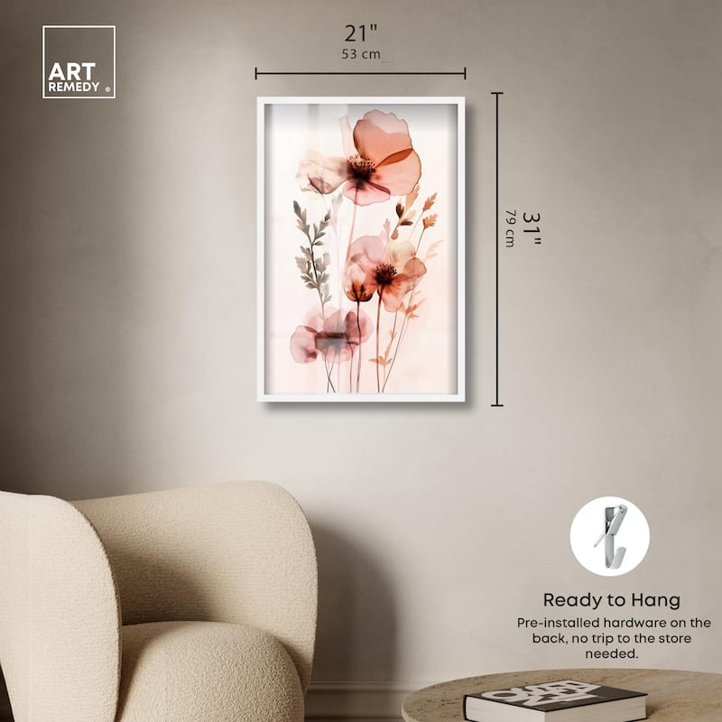 Petal Dye II Shadowbox by Art Remedy