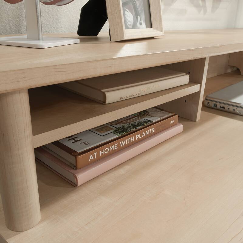 Anmytek Storage Cubbyhole Hutch Maple Finish