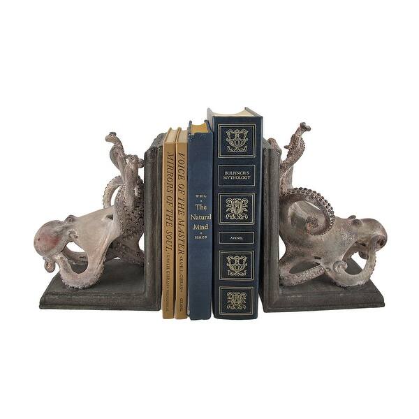 Squiggly Armed Octopus Bookends Set Of 2 Overstock 16940900 Free shipping in continental us! usd