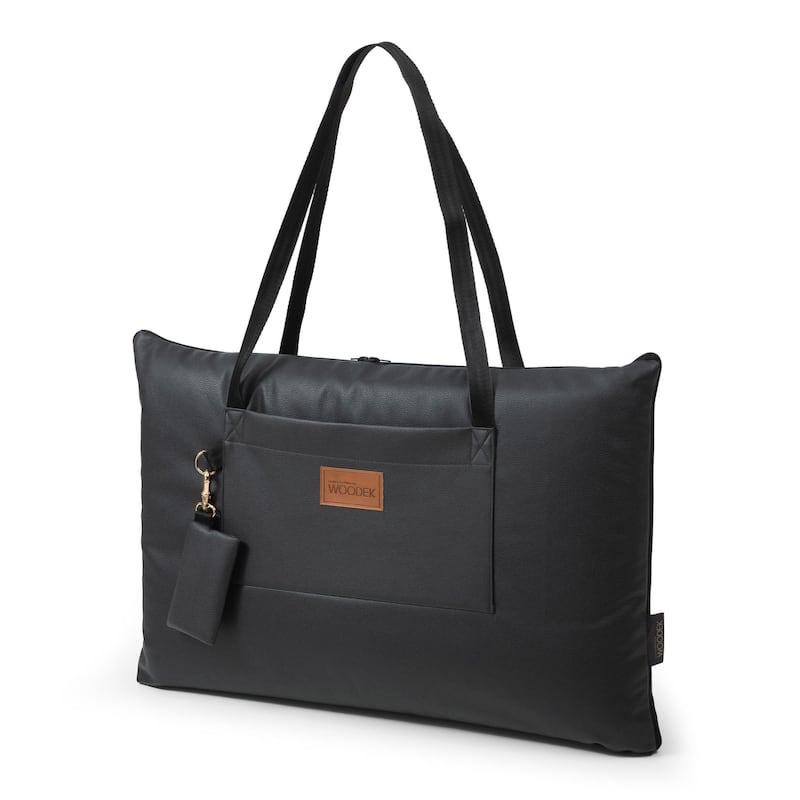 Pet Carry Bag - Pet Carrier Dogs & Cats - Unfolding Pet Bed/Mattress - Black - 35" x 27"