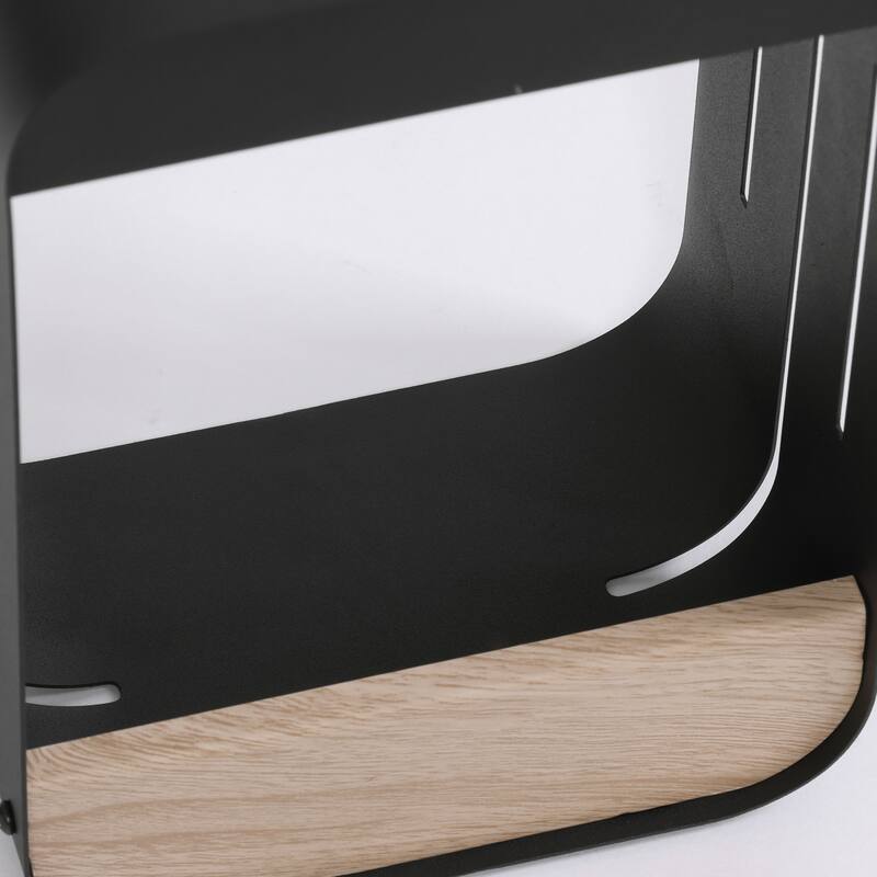 Modern Solar Rectangle Frame Integrated LED Sensor Outdoor Wall Light