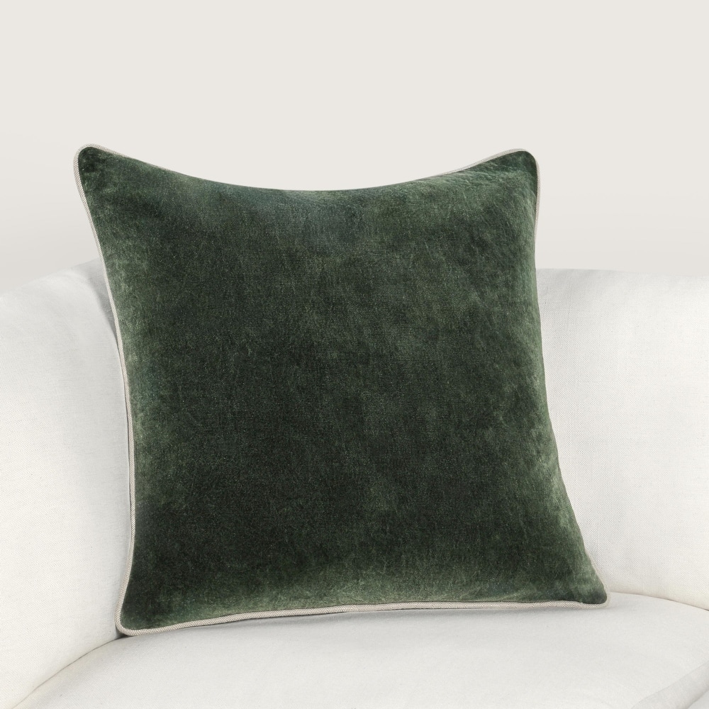 Villa by Classic Home Harriet Velvet Throw Pillow
