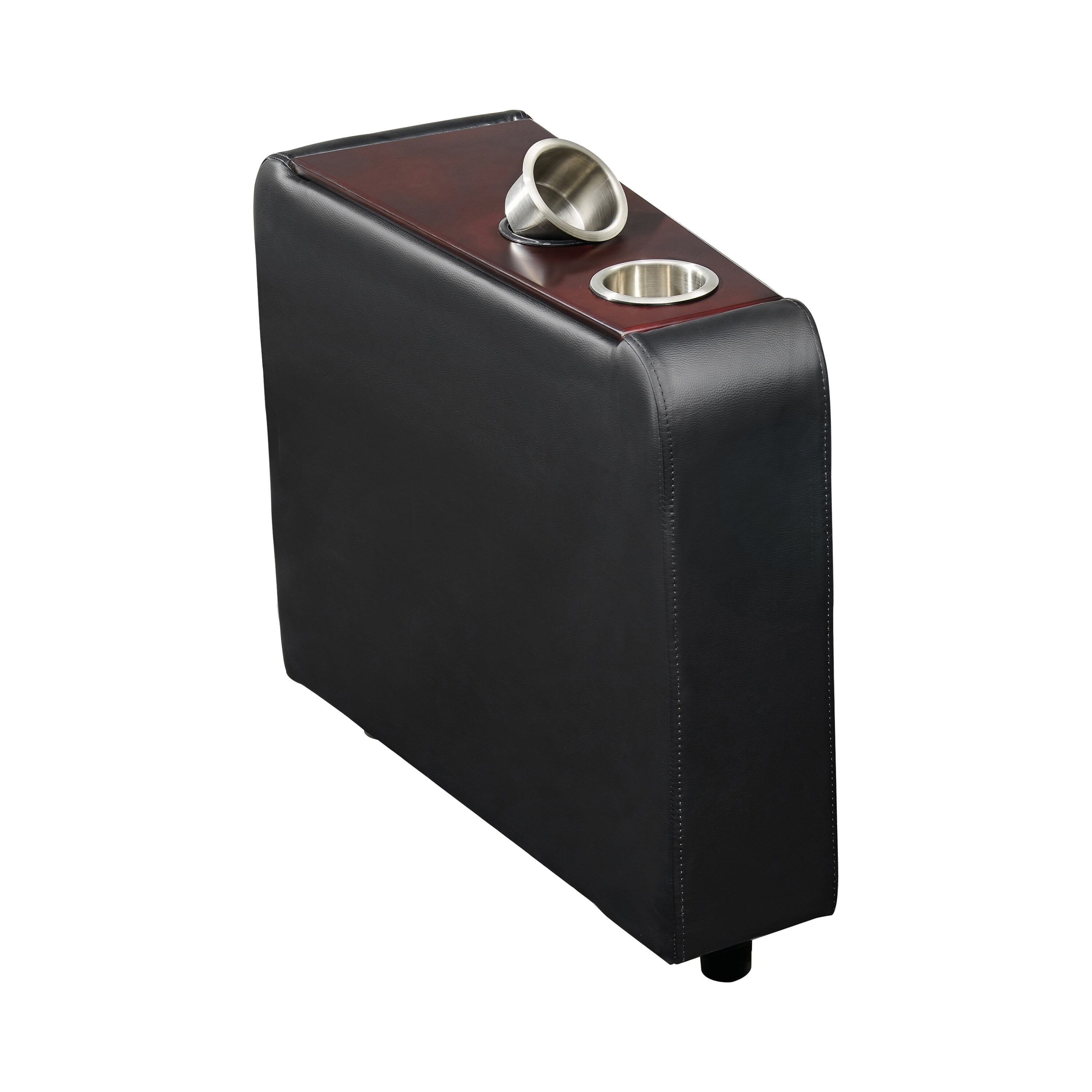 Wedge outlet cup holder