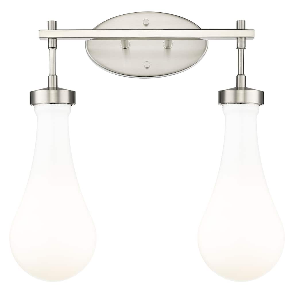 Innovations Lighting 451-2W-G451-5GWH Owego 2 Light 17" Wide Vanity