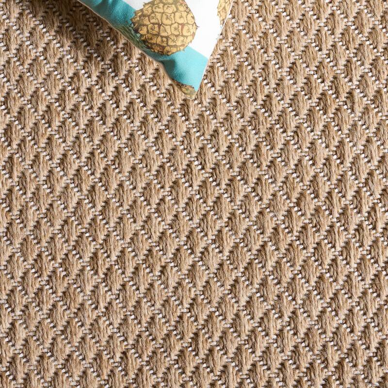 SAFAVIEH Sisal Performance Joselyne Washable Indoor/Outdoor Rug - Weather Resistant & Easy Cleaning