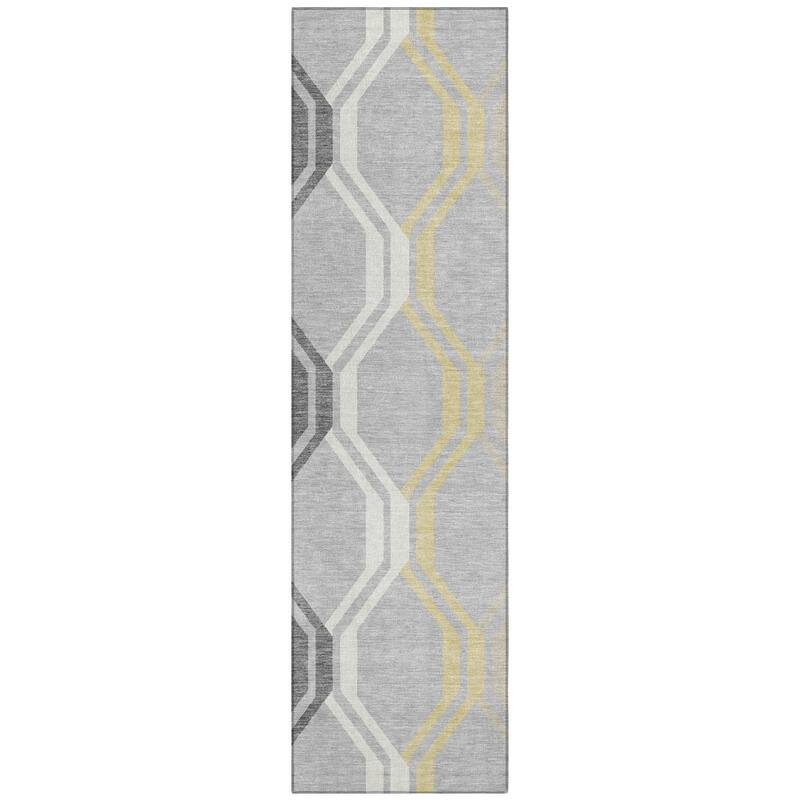 Machine Washable Indoor/ Outdoor Contemporary Dimensions Chantille Rug