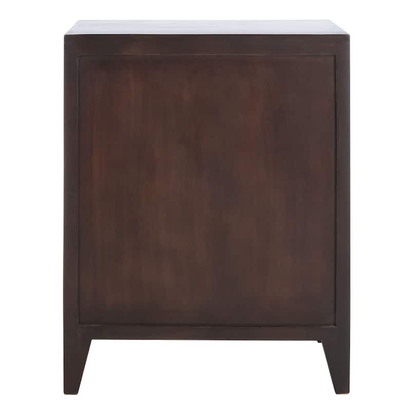 SAFAVIEH Shyann Single-Door Carved Nightstand