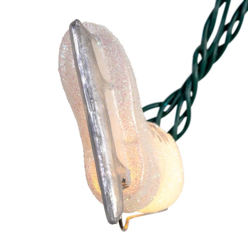 Kurt Adler UL 10-Light Ice Skate Boots Light Set