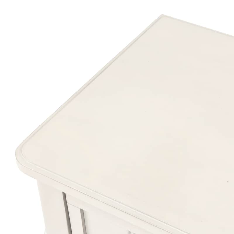 Slim Sofa Table with Three Storage Drawers