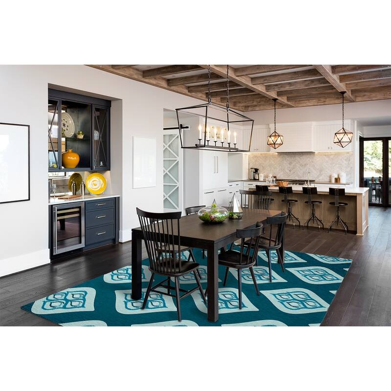 Olgee Bold Pattern Soft Chenille Rug