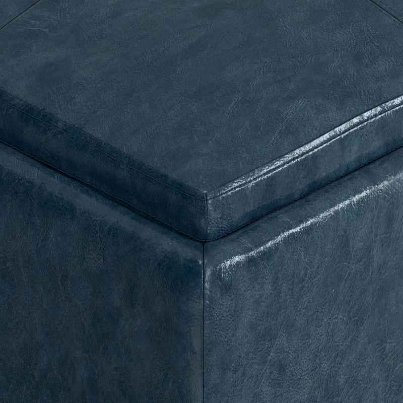 WYNDENHALL Franklin Wide Contemporary Table Ottoman