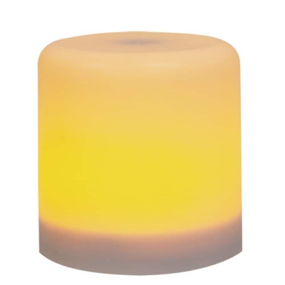 Battery Operated Flame Illusion LED Pillar Candle with Timer
