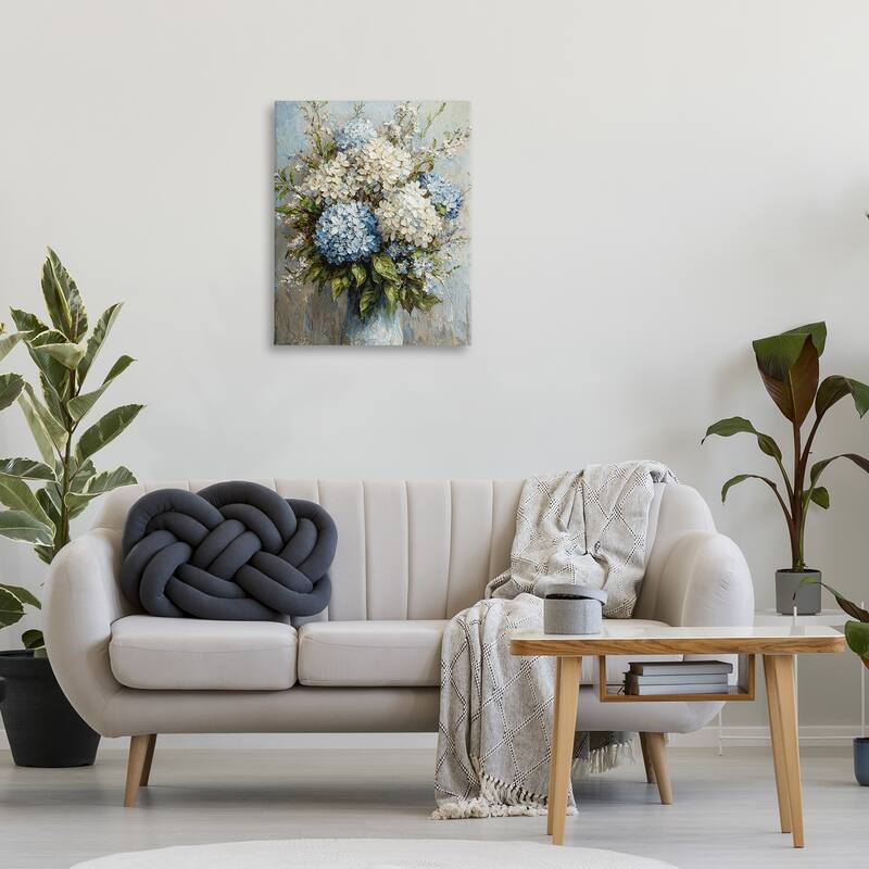 Stupell Muted Classic Hydrangeas Canvas Wall Art Design By Franklyn Gregory