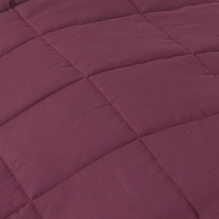 Solid Down Alternative Blanket with Satin Trim