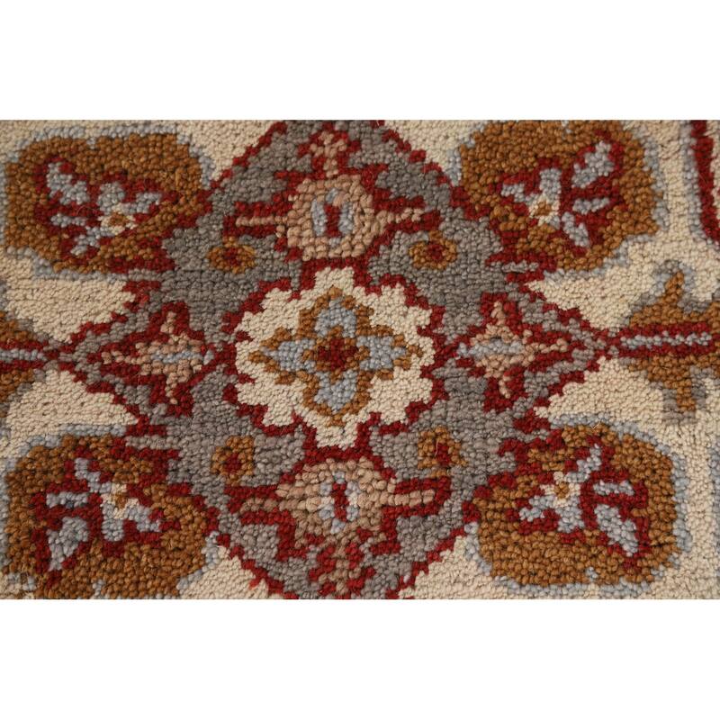 Geometric Kazak Indian Foyer Rug Handmade Wool Carpet - 2'0" x 3'0"