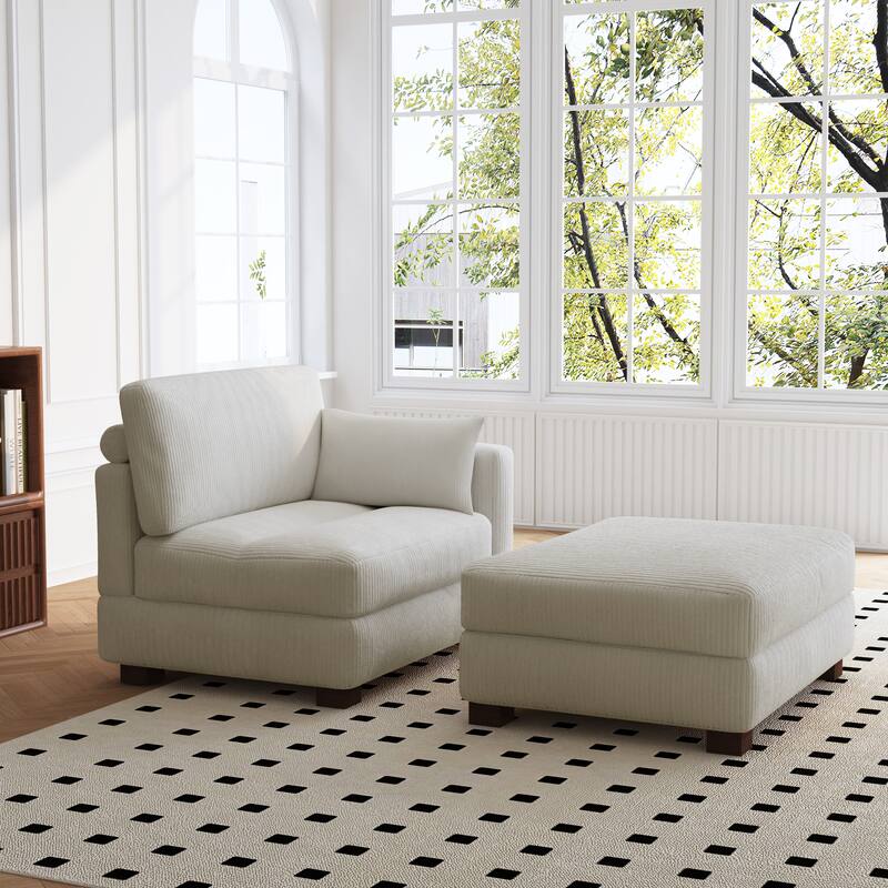 Modern Chaise Lounge Modular Sectional Sofa