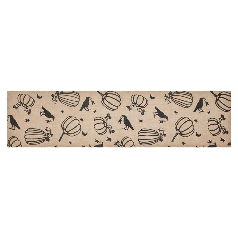 Raven Harvest Burlap Jute Runner 12x36