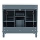 preview thumbnail 12 of 10, 36" Freestanding Bathroom Vanity with Sink, 2 Drawers, 2 Door Organizers