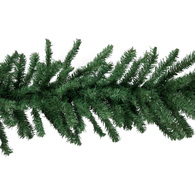 27' x 20" Green Artificial Pine Christmas Garland Unlit