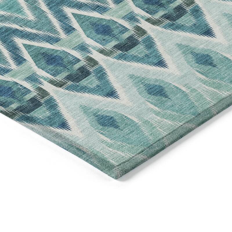 HomeRoots Southwestern Transitional Rectangle Outdoor Rug