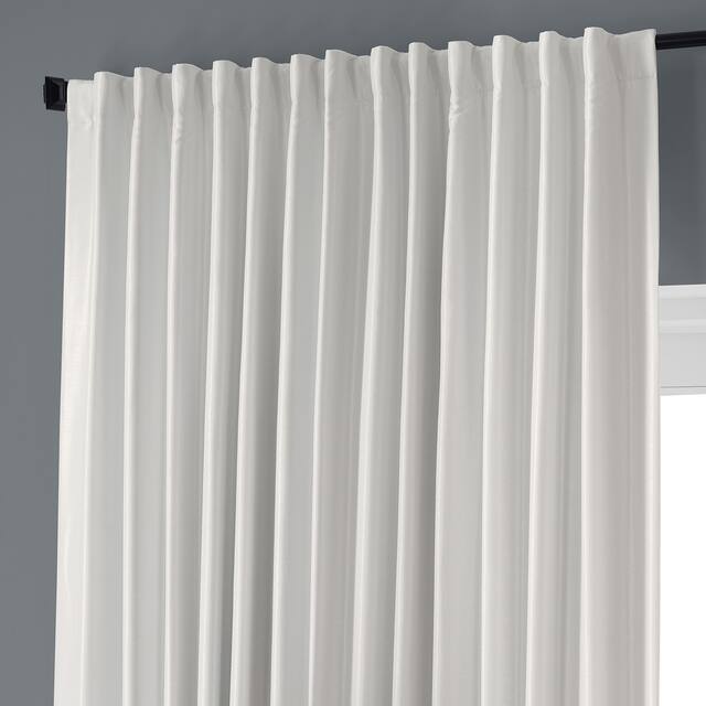 Exclusive Fabrics Blackout Extrawide Faux Dupioni Curtain (1 Panel)
