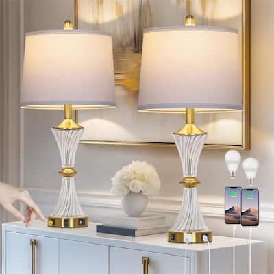 Modern Gold Lamps for Night Stands Bedroom Living Room