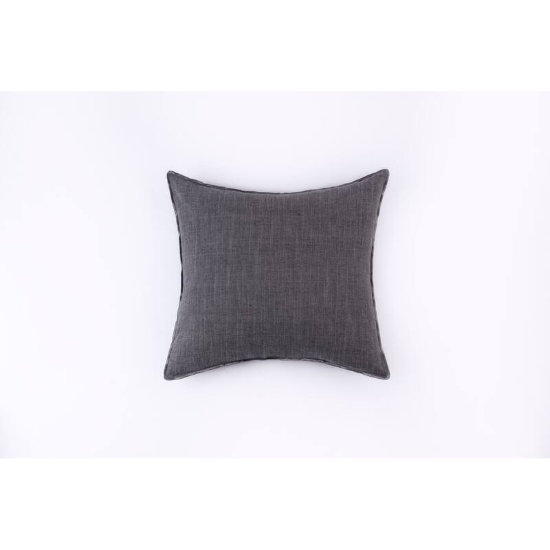 Harlow, Cotton, Charcoal, Euro Sham