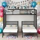 preview thumbnail 13 of 22, Full over Twin&Twin Size Metal Bunk Bed with Built-in Shelf,Space-Efficient,Silver Black