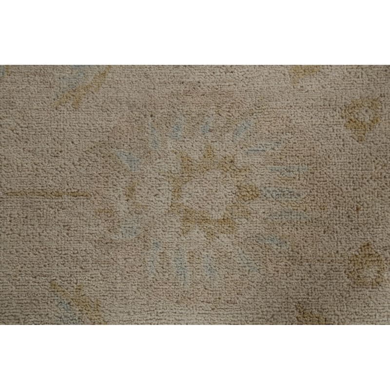 Vegetable Dye Wool Traditional Peshawar Chobi Area Rug Hand-knotted - 7'9" x 9'3"