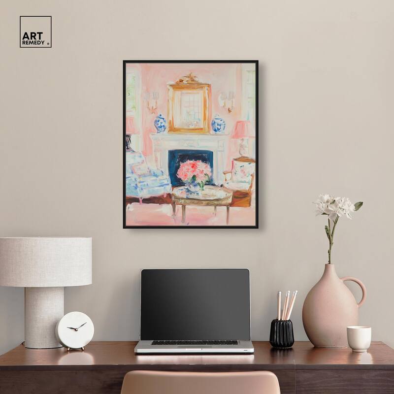 Softly Painted Space Canvas by Art Remedy