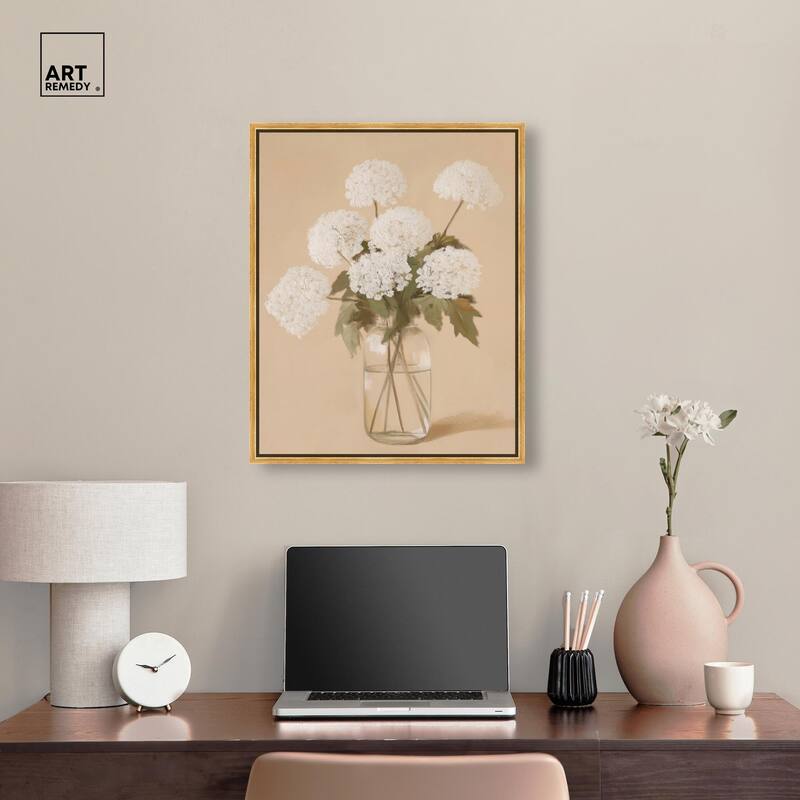 Lace in a Vase II Canvas by Art Remedy