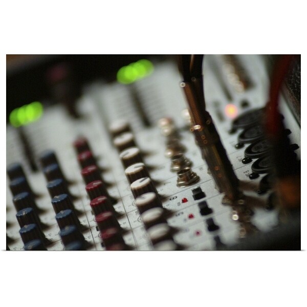 "Detail of equipment at Nantwich Jazz" Poster Print