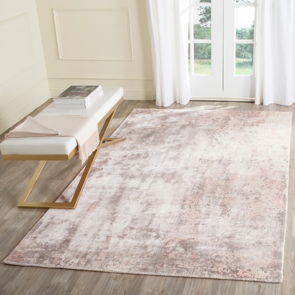 SAFAVIEH Handmade Mirage Selvie Modern Abstract Viscose Rug
