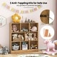 preview thumbnail 9 of 18, Costway 8-Cube Bookcase 41" Wooden Toy Storage Organizer for Kids - See Details