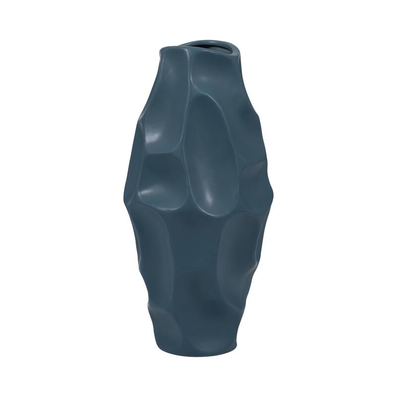 Ceramic Modern Arleta Decorative Vase - Teal