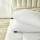 preview thumbnail 1 of 3, Farm To Home Organic Blended Cotton Softy Around Feather And Down Pillow (Set of 2) - White Jumbo - Set of 2
