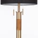 preview thumbnail 17 of 19, Carbon Loft Lupone Industrial Floor Lamp with Black Drum Shade