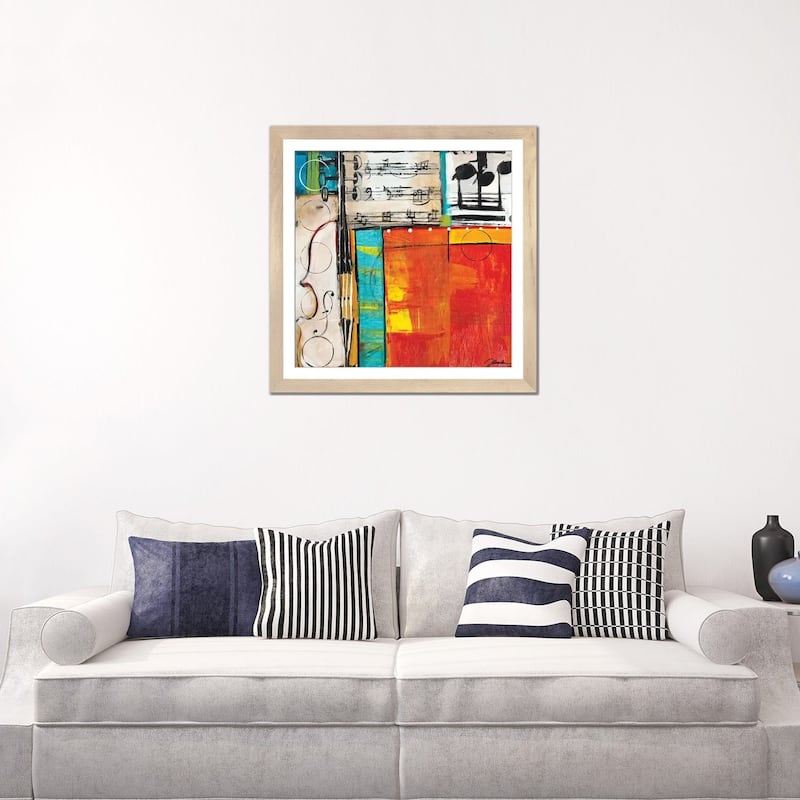 iCanvas "Sheet Music II" by Liz Jardine