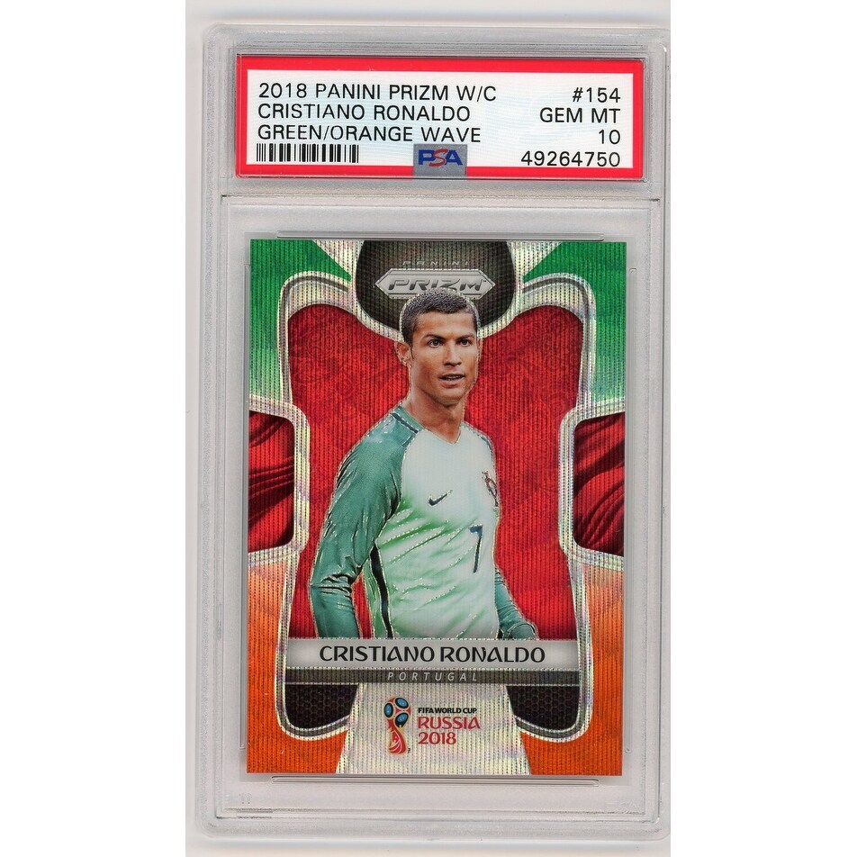 Cristiano Ronaldo Portugal 2018 Panini Prizm World Cup Green